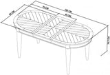 Marilyn Silver Grey Extending Dining Table 4-6