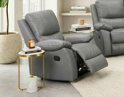 Grayson Leather Sofa Brown Sectional