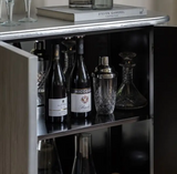 Jeeves drinks cabinet in silver – view 3