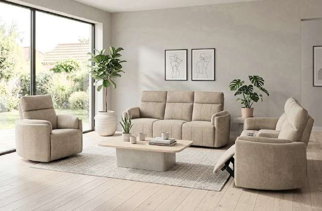 Juno Fabric Sofa Grey 1R