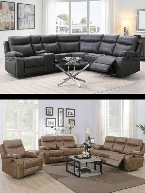 Kingsley Manual Recliner Sofa
