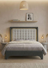 Lucinda Bed Frame Grey 5ft