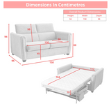 Mayfair sofa bed in Beige – view 3