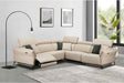 Milan Cream Electric Power Corner Suite