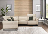 Milan Cream Electric Power Corner Suite