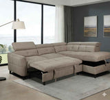 Samantha Corner Sofa Brown