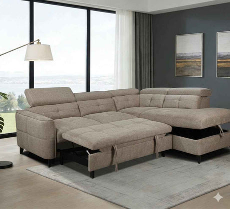 Samantha Corner Sofa Brown