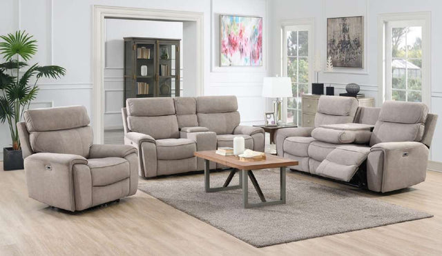 Sheldon Fabric Recliner Sofa Grey Sectional