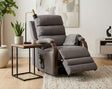 Tansey Fabric Recliner Sofa Smoke Grey 1R