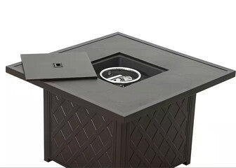 Stamford Outdoor Fire Pit & 4 Chairs Set