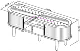 Marilyn Silver Grey Entertainment Unit
