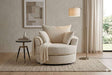Vito Round Swivel Chair Beige