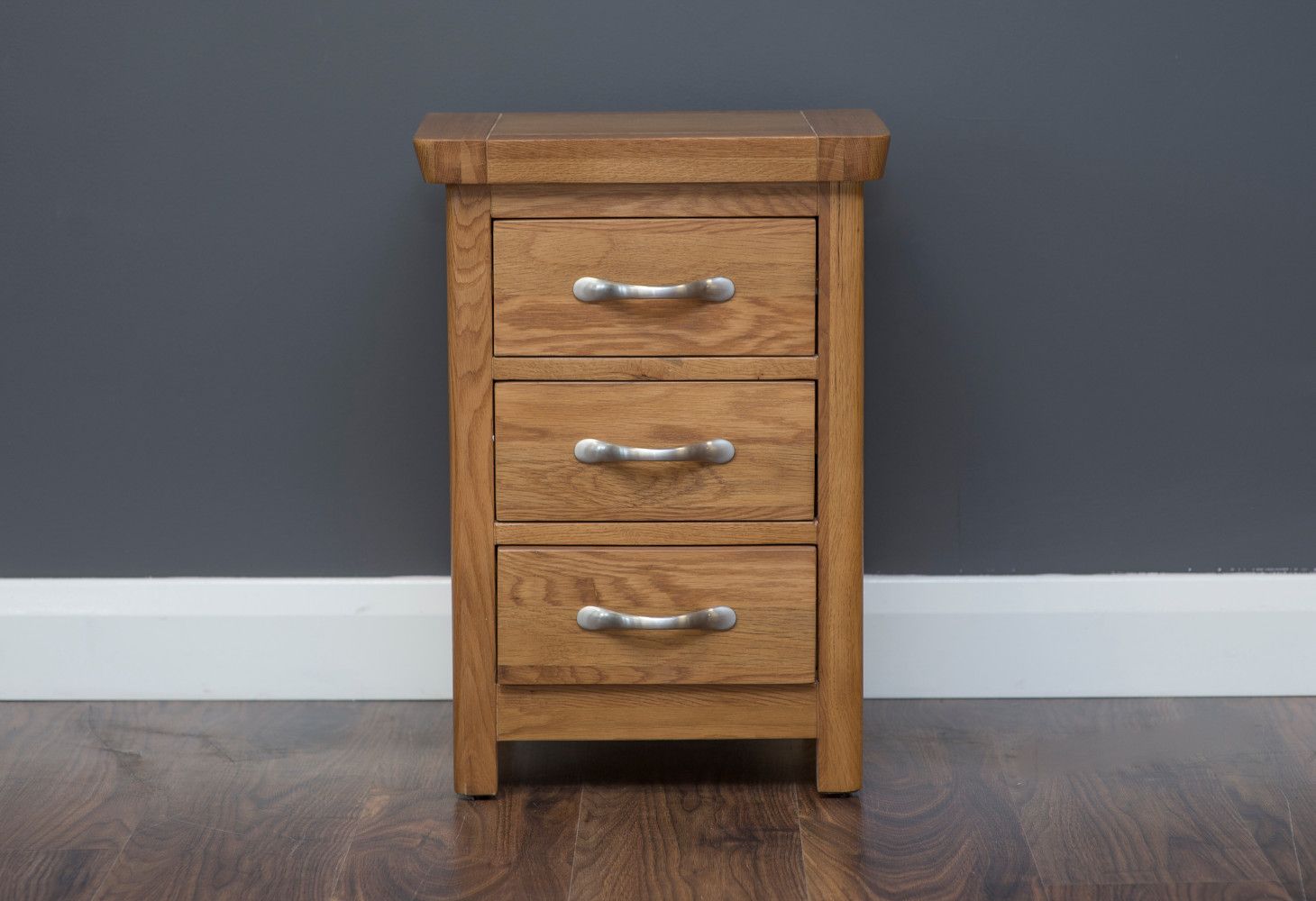 Manhattan - Locker - 3 Drawer - Oak/Cream & Oak/ Grey & Oak - Furniture Store NI