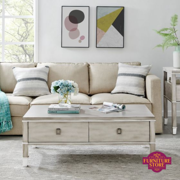 Carter Coffee Table - Grey - Chic Look