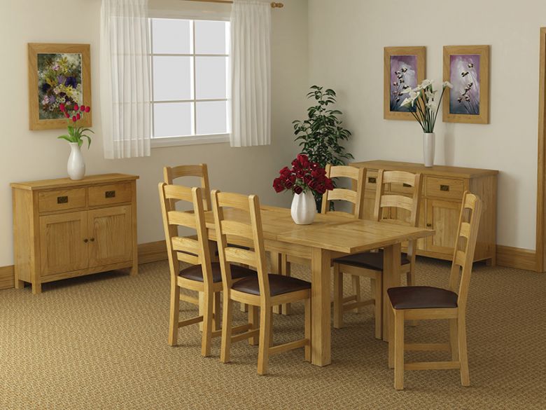 Salisbury Dining Table and 4 Chairs - Furniture Store NI