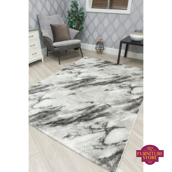 Bellini - Quartz Grey Rug comes in 4 different sizes and made out of a polypropylene material.