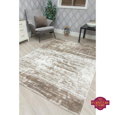 Taupe Rug, Polypropelene fabric. available in 4 different sizes - bellini rug