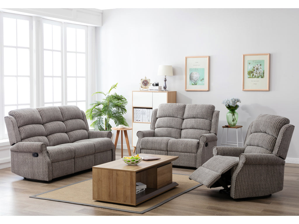 Windsor Fabric Recliner Sofa Suite Suites Furniture Store NI