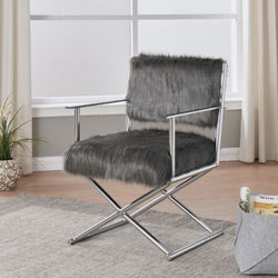 Faux Sheepskin Directors Chair - Furniture Store NI
