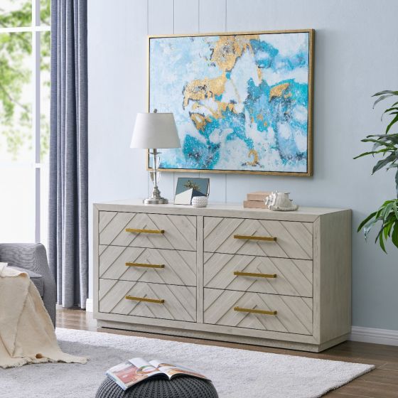 Gilroy 6 Drawer Chest - Furniture Store NI