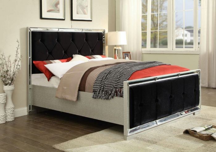 Sofia King Bed -Black - Furniture Store NI