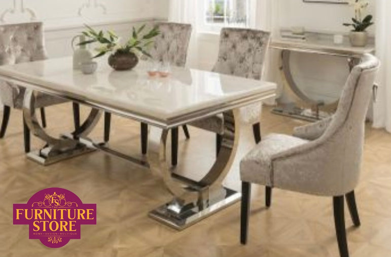 Arianna Dining Table Cream 1800 Dining Table - Furniture Store NI