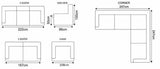 WALTON - DARK GREY SUITE - Furniture Store NI