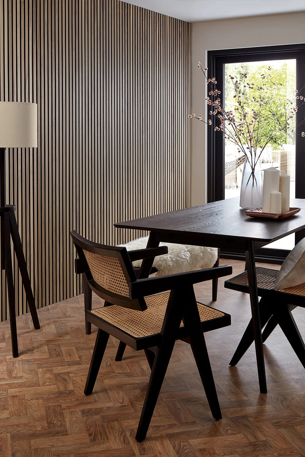 Slatwall Walnut