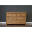 Manhattan - Chest - 6 Drawer - Oak/Cream & Oak/ Grey & Oak - Furniture Store NI