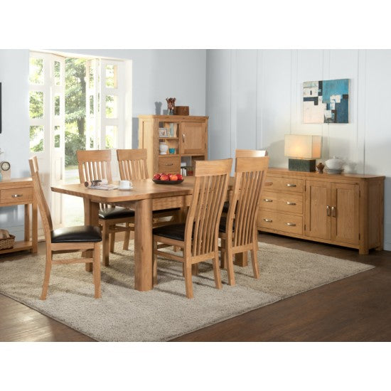 Treviso 6' Extension Dining Set (6 Chairs) - Furniture Store NI