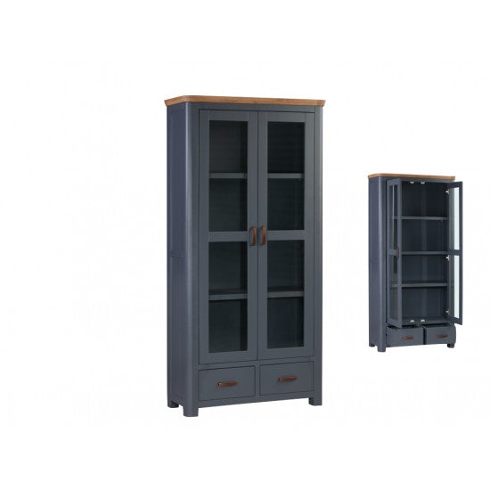 Treviso Midnight Blue Display Cabinet - Furniture Store NI